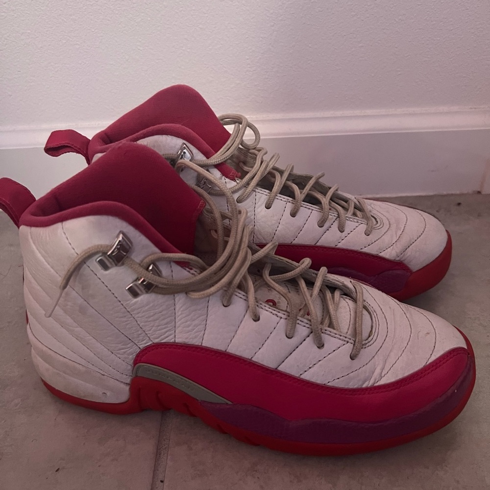 Vivid Pink Jordan 12’s